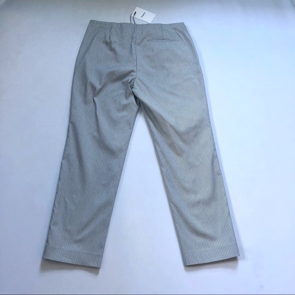 THEORY TREECA STRIPE CROP PANTS Size 6 - Picture 3 of 13